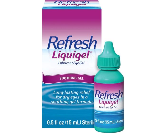 Refresh Liquigel Dry Eye Lubricant Gel Drops 0.5oz 1Ct
