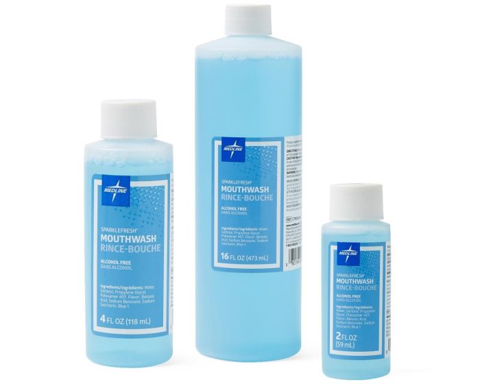 Medline SparkleFresh Alcohol-Free Mouthwash - Shop All PF06319 by Medline
