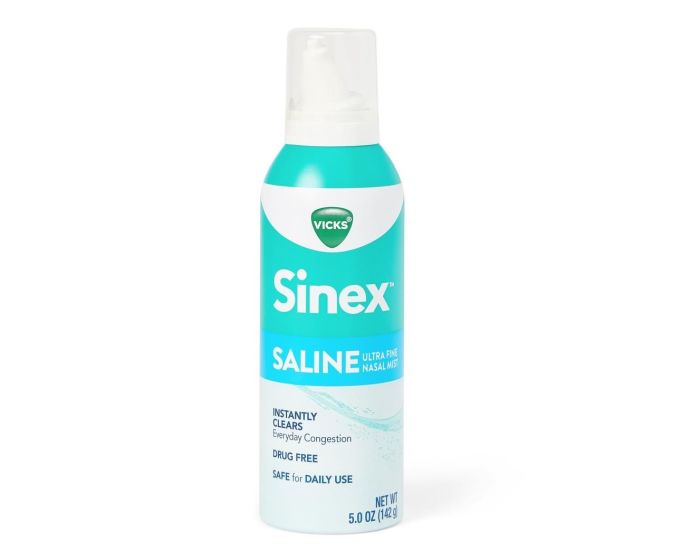 Vicks Sinex Saline Nasal Relief Spray 5oz 1Ct POG390004150H by Procter & Gamble