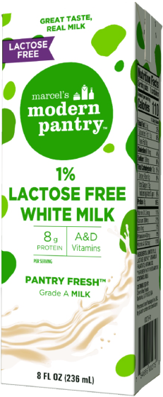 1% Lactose Free Milk 8oz 1Ct ENT10458H by