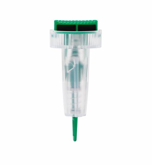 Safety Lancet with PushButton Activation, 21G x 1.8mm 200Ct
