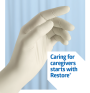 Restore Exam Gloves maxOat+ Nitrile Textured Fingertips M 250Ct OAT6802H by Medline