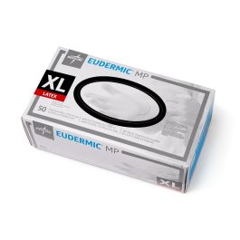 Medline Eudermic MP High-Risk Latex Exam Gloves Size XL 500Ct