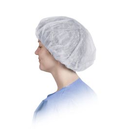 Single-Ply Polypropylene Bouffant Caps | Medline at Home