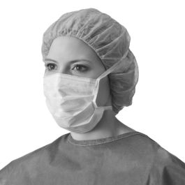 Medline Premium Hypoallergenic Face Mask with Ties 50Ct