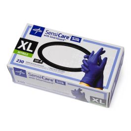 SensiCare Silk Nitrile Exam Gloves SG Box XL 230Ct