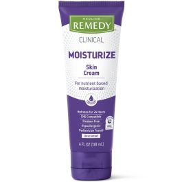 Medline Remedy Clinical Skin Cream Unscented 4oz 12Ct