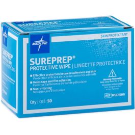 ボディ・フェイスケア sureline Medline SurePrep Skin Protectant Wipe 1000Ct