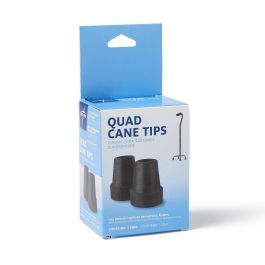 Medline Replacement Part 5/8in Large Quad Cane Tip 12Ct
