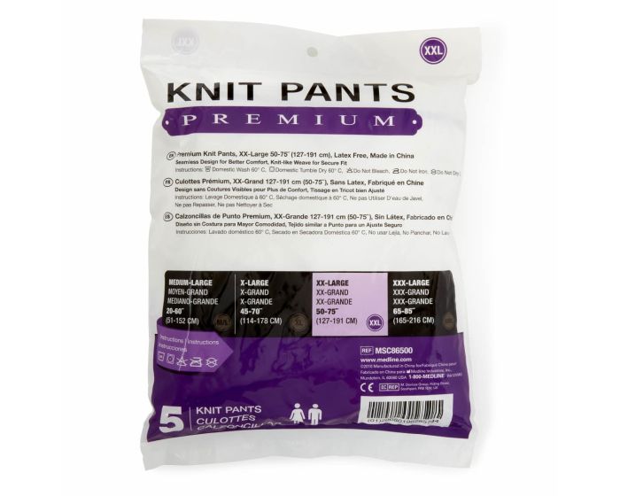 Medline Premium Mesh Incontinence Underpants 2XL 100Ct