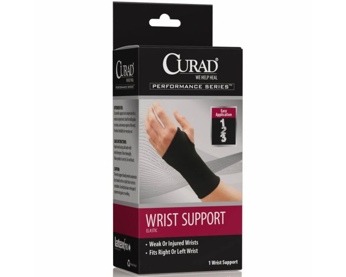 CURAD Performance Elastic PullOver Wrist Support L 1Ct