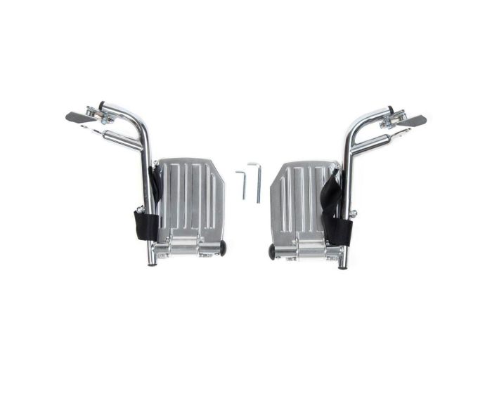 Medline Replacement Excel Wheelchair Footrest Hemi 2Ct