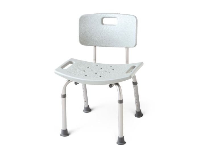 Medline Aluminum Bath Bench with Back Shop All
