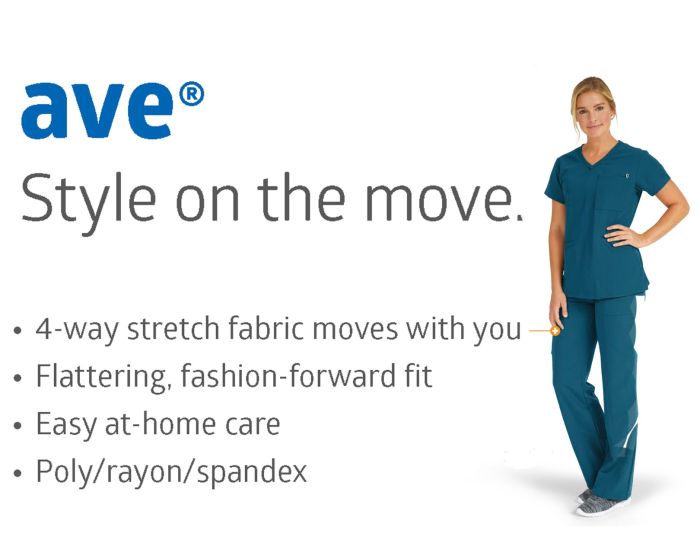 Madison ave Unisex 3Pocket Scrub Top Shop All