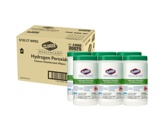 Clorox Hydrogen Peroxide Disinfectant Wipes 6.75x5.75 930Ct