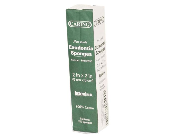 Medline NS Cotton Dental Sponge 2x2 5000Ct