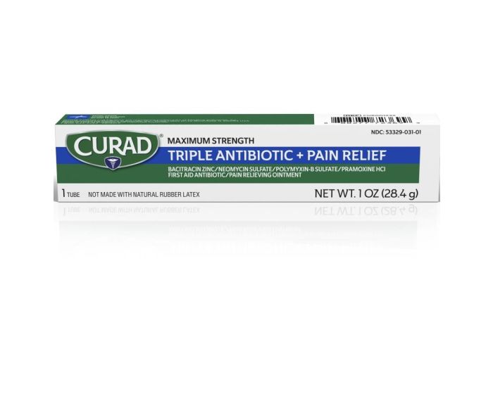 CURAD Triple Antibiotic Ointment Pain Relief 1oz 1Ct