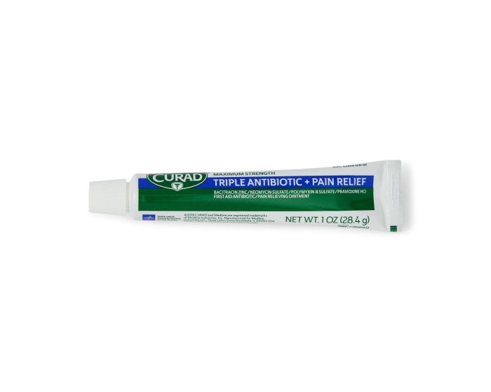 CURAD Triple Antibiotic Ointment Pain Relief 1oz 1Ct