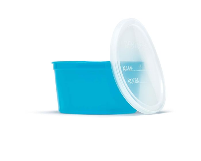 Medline Denture Container with Lid 1Ct