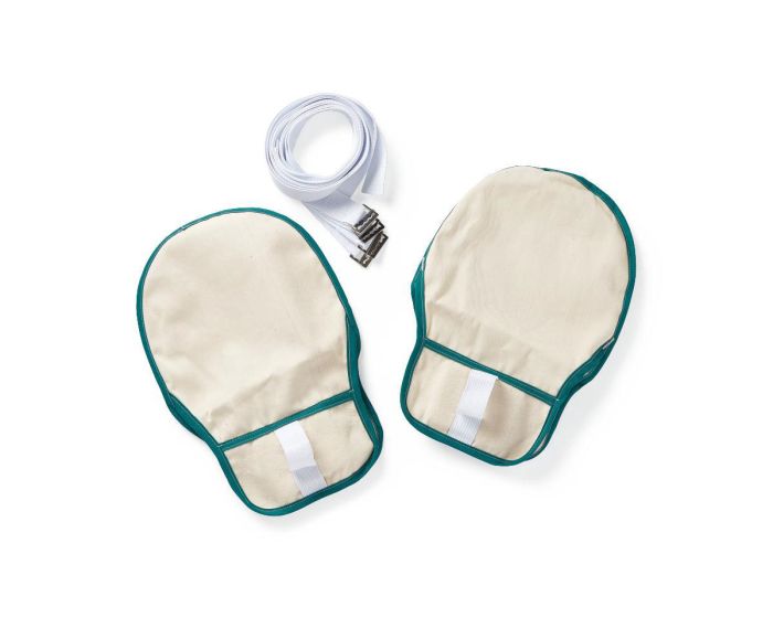 Medline Safety Hand/Finger Protector Mitt Flex Palm 1Pr