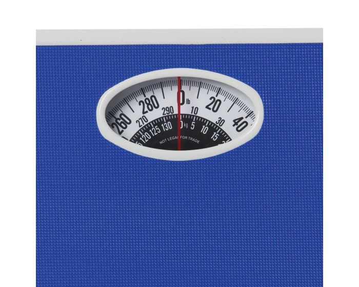 Medline Mechanical Bathroom Floor Scale 300lb Cap 1Ct