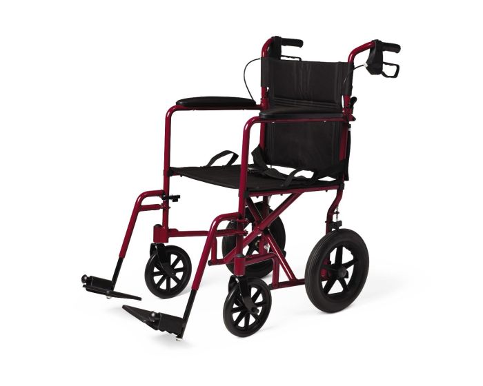 Medline Basic Aluminum Transport Chairs 12in Shop All