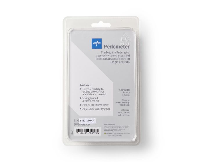 Deluxe Pedometer with Steps, Distance, and Calories