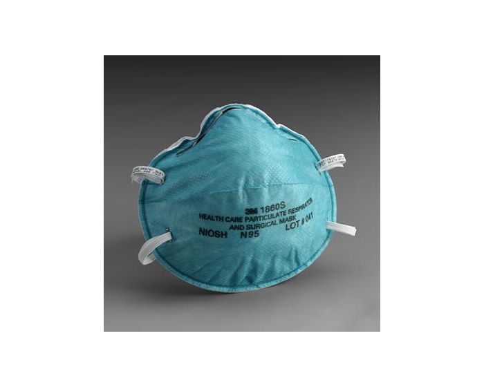 3M 1860S N95 Blue Respirator Face Mask Standard 20Ct