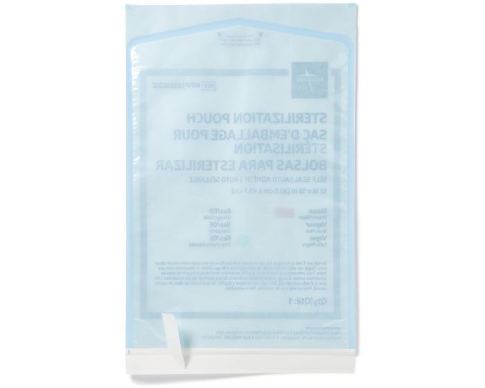 SelfSeal Sterilization Pouches for Steam and Gas Only