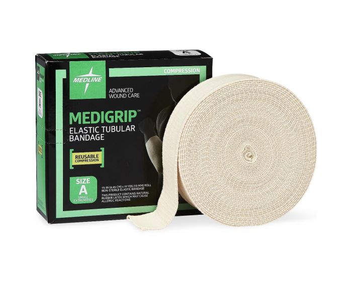 Medline Medigrip Elastic Tubular Bandage Size A 1Ct