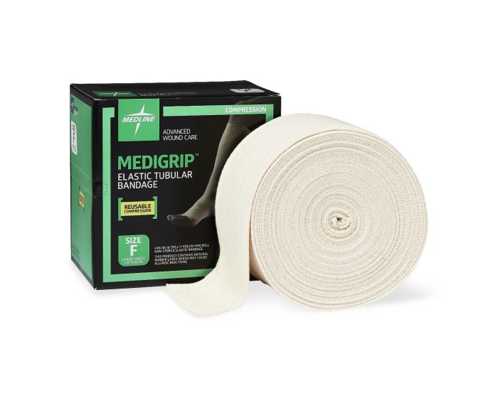 Medline Medigrip Elastic Tubular Bandage Sz F 4"W 1Ct