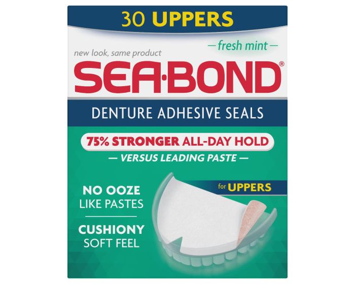 Sea Bond Denture Seal Upper, 30Ct
