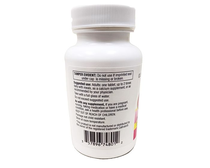 Calcium 600mg + Vitamin D3 10mcg 100Ct