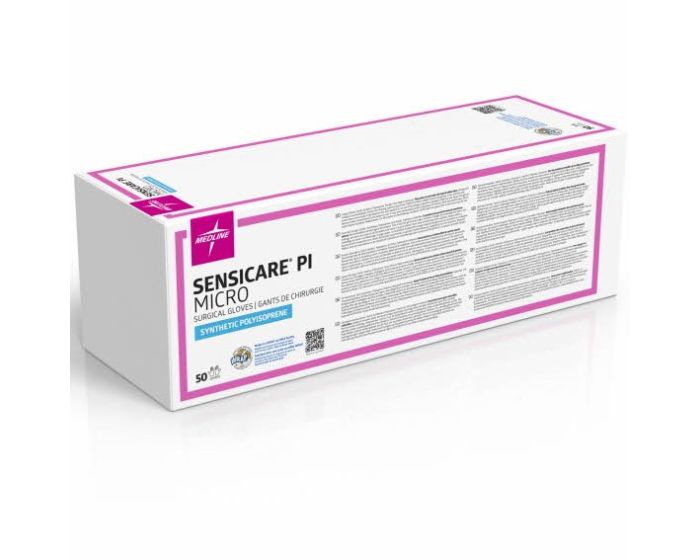 SensiCare PI Micro Surgical Gloves Size 6.5 50Ct