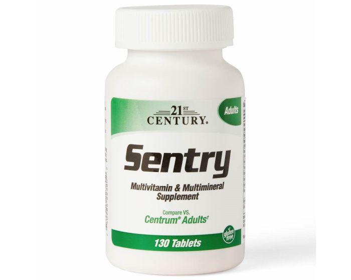 Sentry Multivitamin & Mineral Tablets 130Ct