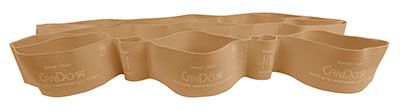 CanDo Tan Multi-Grip Exerciser 6ft XXLight 1Ct MDSP106600 by Fabrication Enterprises Inc