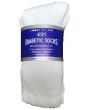Ultra Soft Diabetic Socks White L 3Pr MDSDAIBLW by Medline