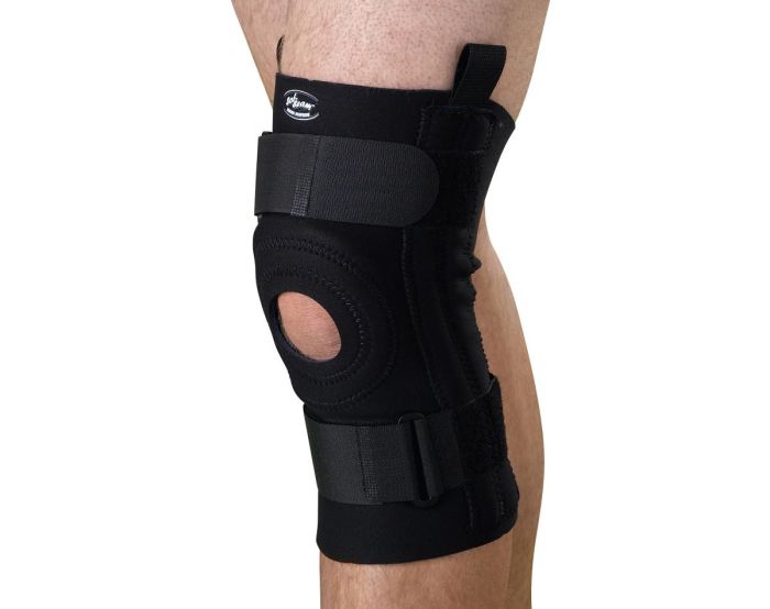 Medline Knee Support with U-Shaped Buttress XL Black 1Ct ORT23230XL by Medline
