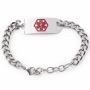 Medline Medical Alert Bracelet Engraved with Heart Patient 7.5in 1Ct NON90506H by Medline