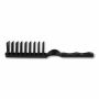 Medline Plastic Adult Hairbrush Vented, 7.25in Black 1Ct ZPC2200H by Medline
