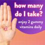 Vitafusion Calcium Gummies 500mg 100Ct C-H917019512H by Church & Dwight Inc