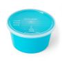 Medline Denture Container with Lid Aqua 1Ct DYND70293H by Medline