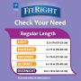 Medline FitRight Bladder Pads 3.5x9 Light 20Ct FBC1010Z by Medline
