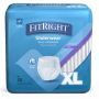 FitRight Super Incontinence Underwear Unisex Heavy Absorbency XL 56in-68in 80Ct FIT33600A by Medline
