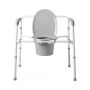 Medline XW 24in Steel Bariatric Commode, 650lb Capacity 1Ct G1-201LBX1 by Medline