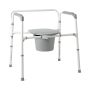 Medline XW 24in Steel Bariatric Commode, 650lb Capacity 1Ct G1-201LBX1 by Medline