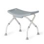 Guardian Folding Shower Chair without Back Aluminum 250lbs Gray 1Ct G2-203FRX1 by Medline