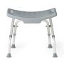 Guardian Folding Shower Chair without Back Aluminum 250lbs Gray 1Ct G2-203FRX1 by Medline