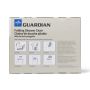 Guardian Folding Shower Chair without Back Aluminum 250lbs Gray 1Ct G2-203FRX1 by Medline