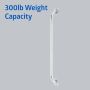 Medline 24in Knurled Chrome Grab Bar 300lb Capacity 1Ct G5-024CRX1 by Medline